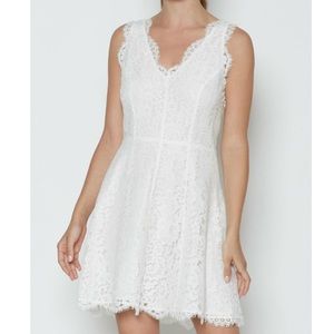 Joie Nickolina B White Lace Dress